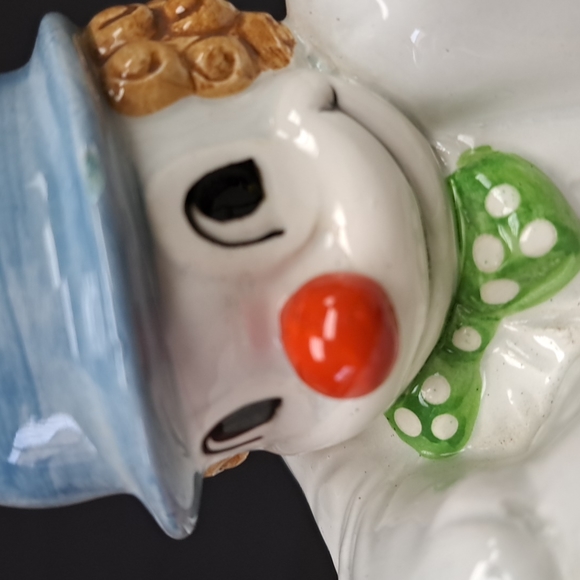 Vintage Fitz & Floyd ceramic cliwn bookends marked Japan - Picture 8 of 9